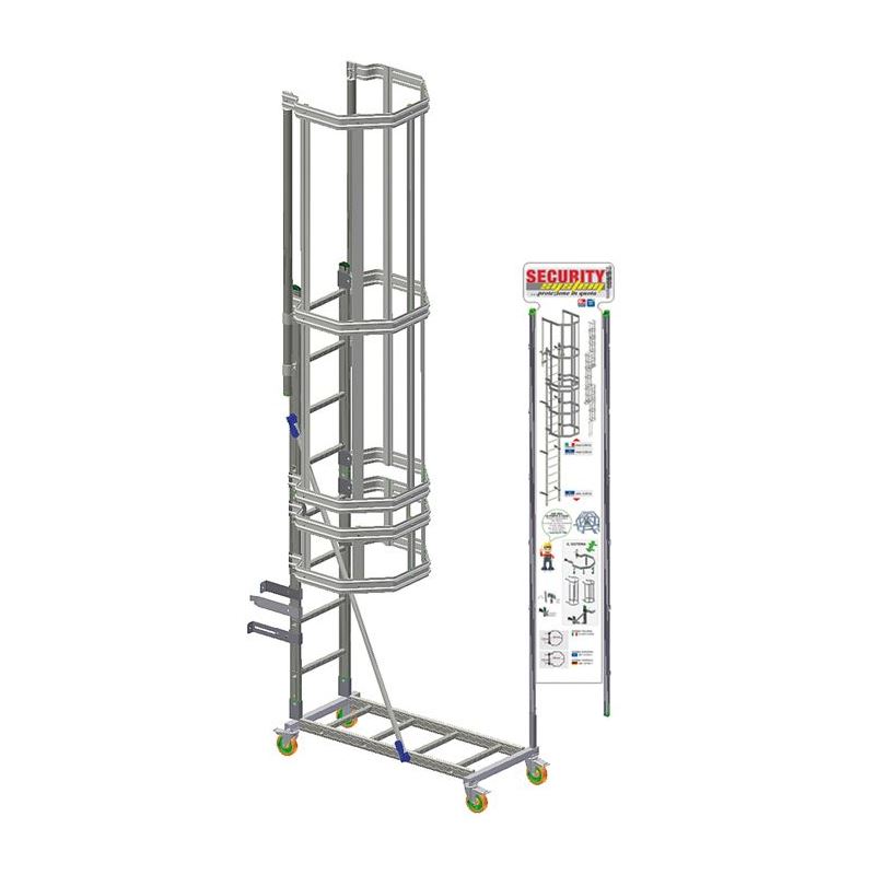 VERTICAL LADDER SECURITY SYSTEM STAND