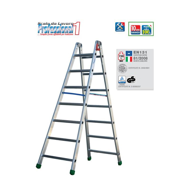 DOUBLE-SIDED RUNG STEPLADDER PROFESSIONAL 1