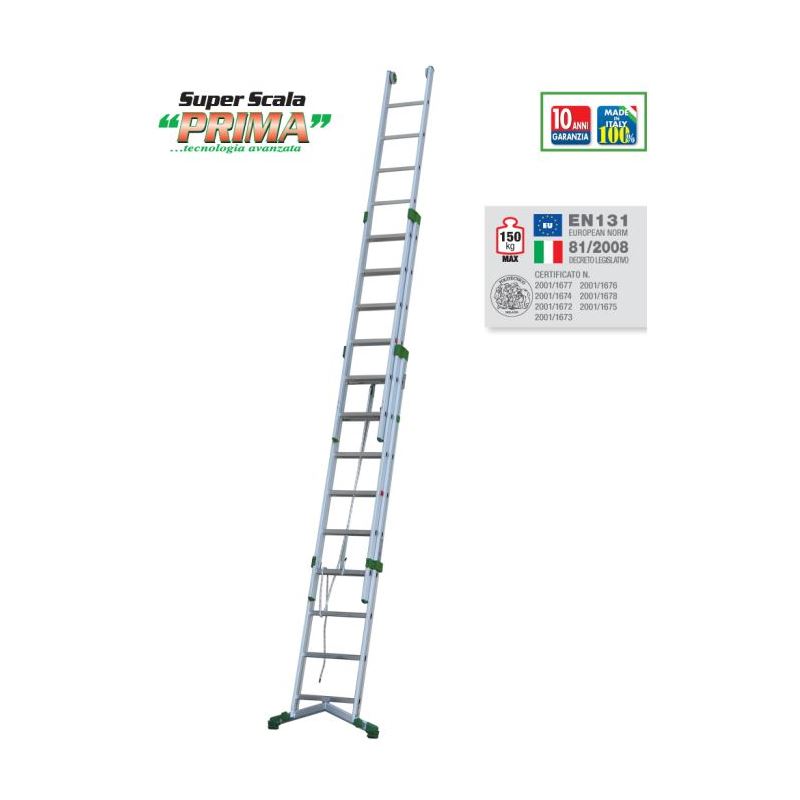 ROPE-OPERATED EXTENSION LADDER PRIMA