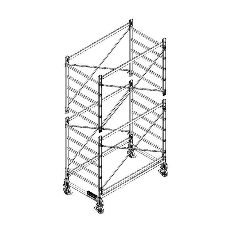 PROFESSIONAL SCAFFOLD TOWER DOGE 80 - 3,64 m