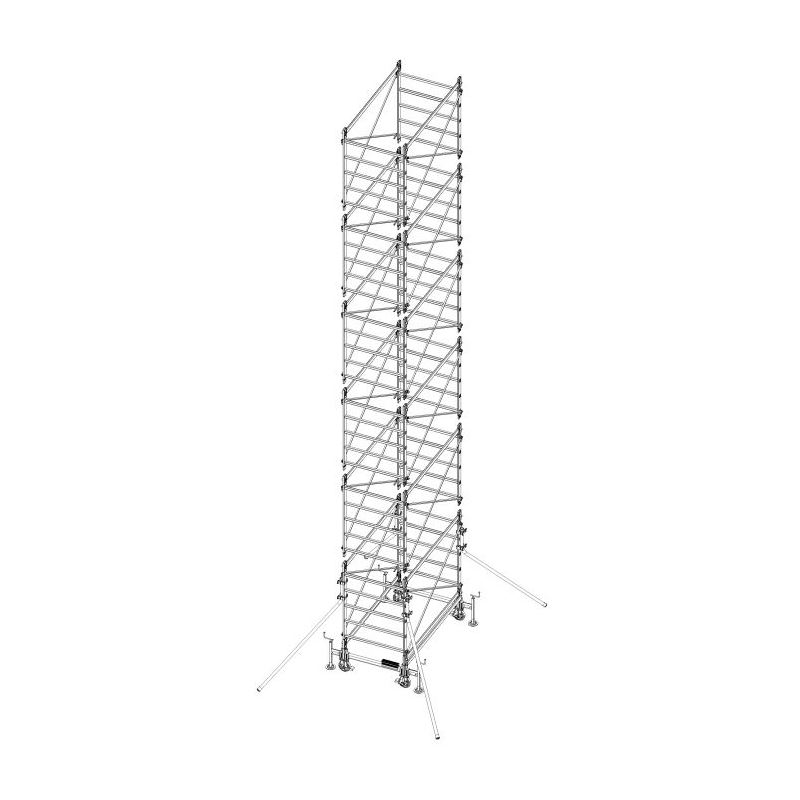 PROFESSIONAL SCAFFOLD TOWER DOGE 80 - 9,64 m