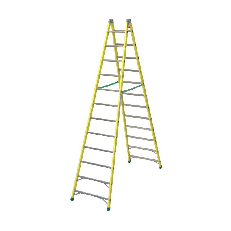 FIBERGLASS DOUBLE-SIDED RUNG STEPLADDER VETROPROF 1 - 3,151 m