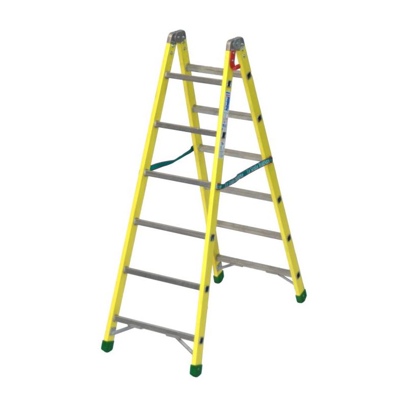 FIBERGLASS DOUBLE-SIDED RUNG STEPLADDER VETROPROF 1 - 1,651 m