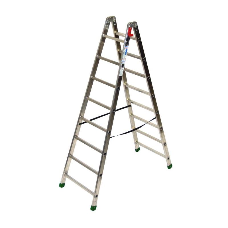 DOUBLE-SIDED RUNG STEPLADDER PROFESSIONAL 1 - 2,151 m