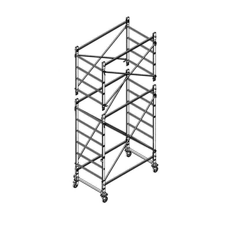 PROFESSIONAL SCAFFOLD TOWER DOGE 65 - 3,5 m