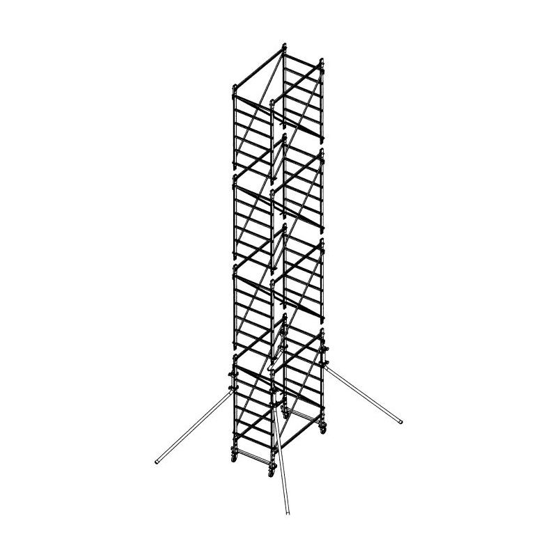 PROFESSIONAL SCAFFOLD TOWER DOGE 65 - 7,7 m