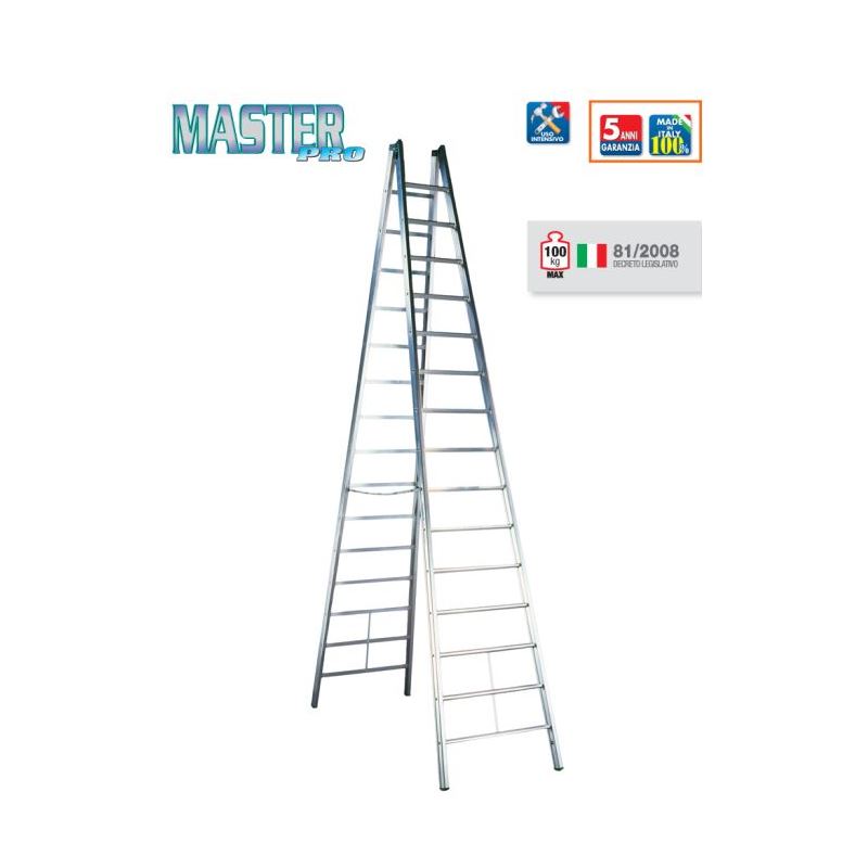 DOUBLE-SIDED STEPLADDER MASTER PRO