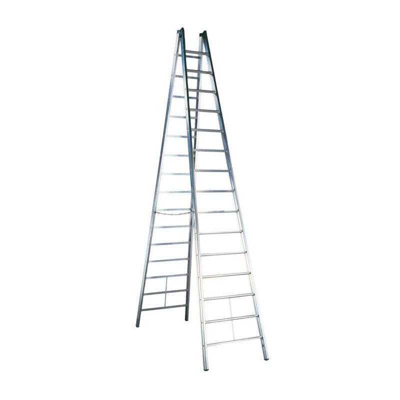 DOUBLE-SIDED STEPLADDER MASTER PRO - 3,55 m
