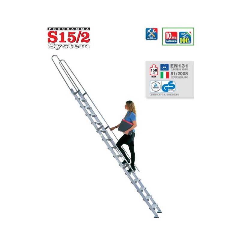 SHELF LADDER S15/2 - 4,75 m